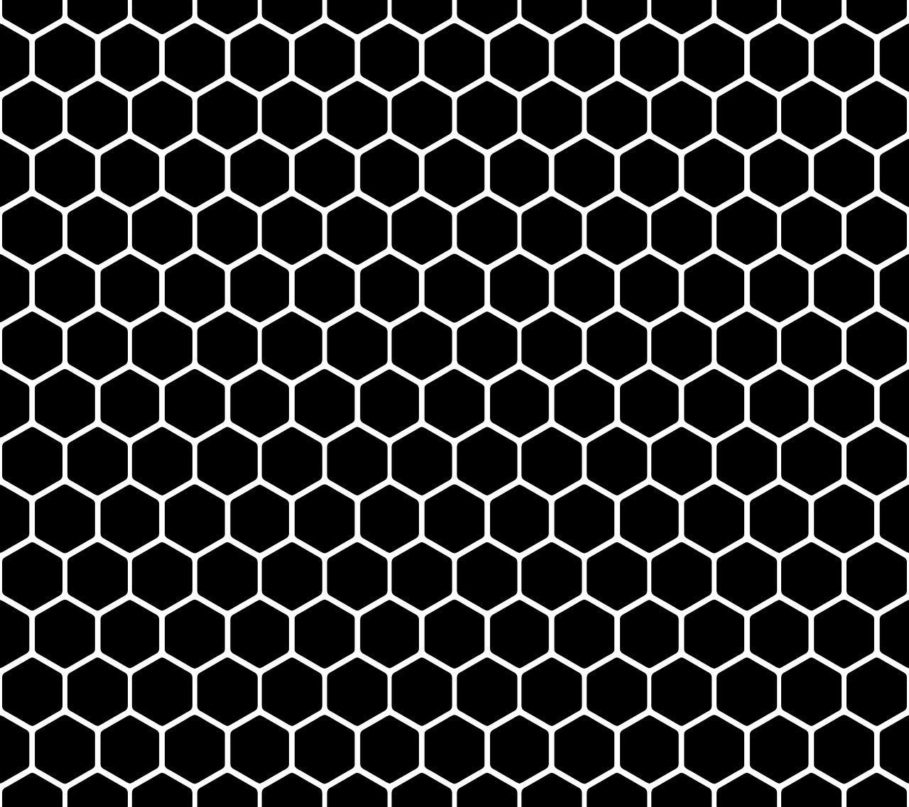 hexagon pattern pattern black and white free photo