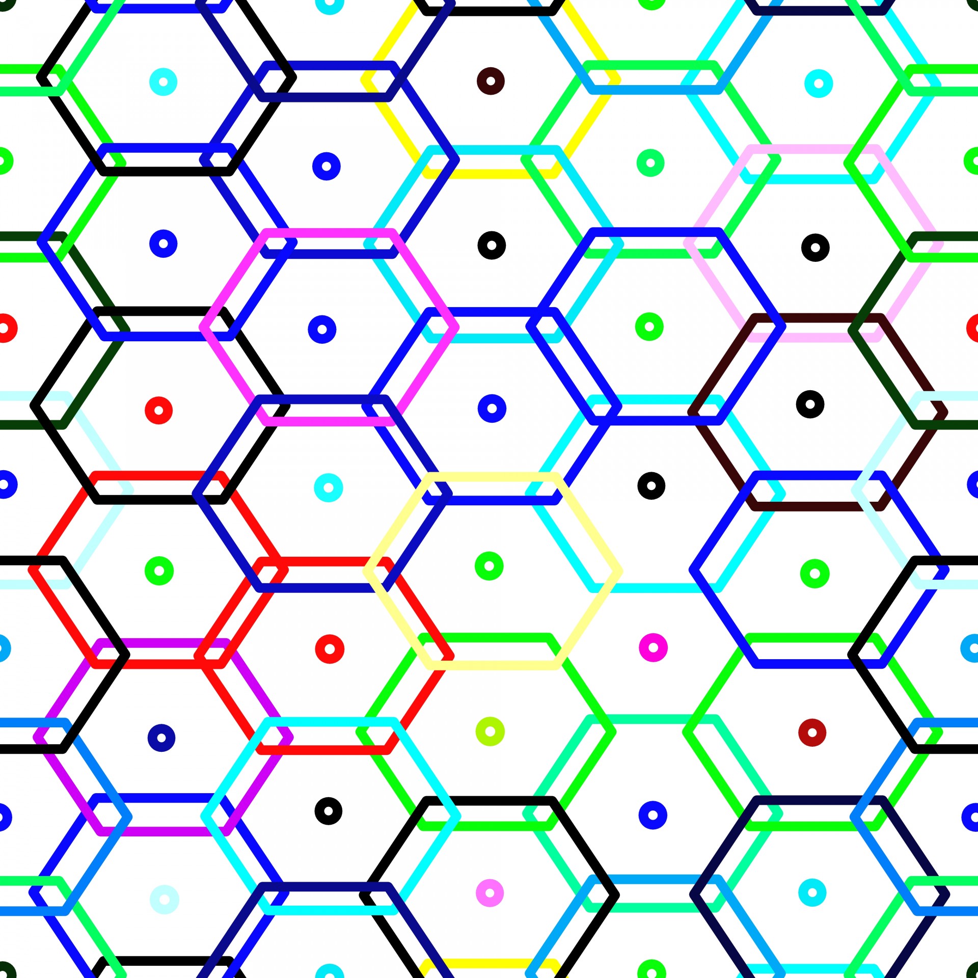polygon hexagon shape free photo