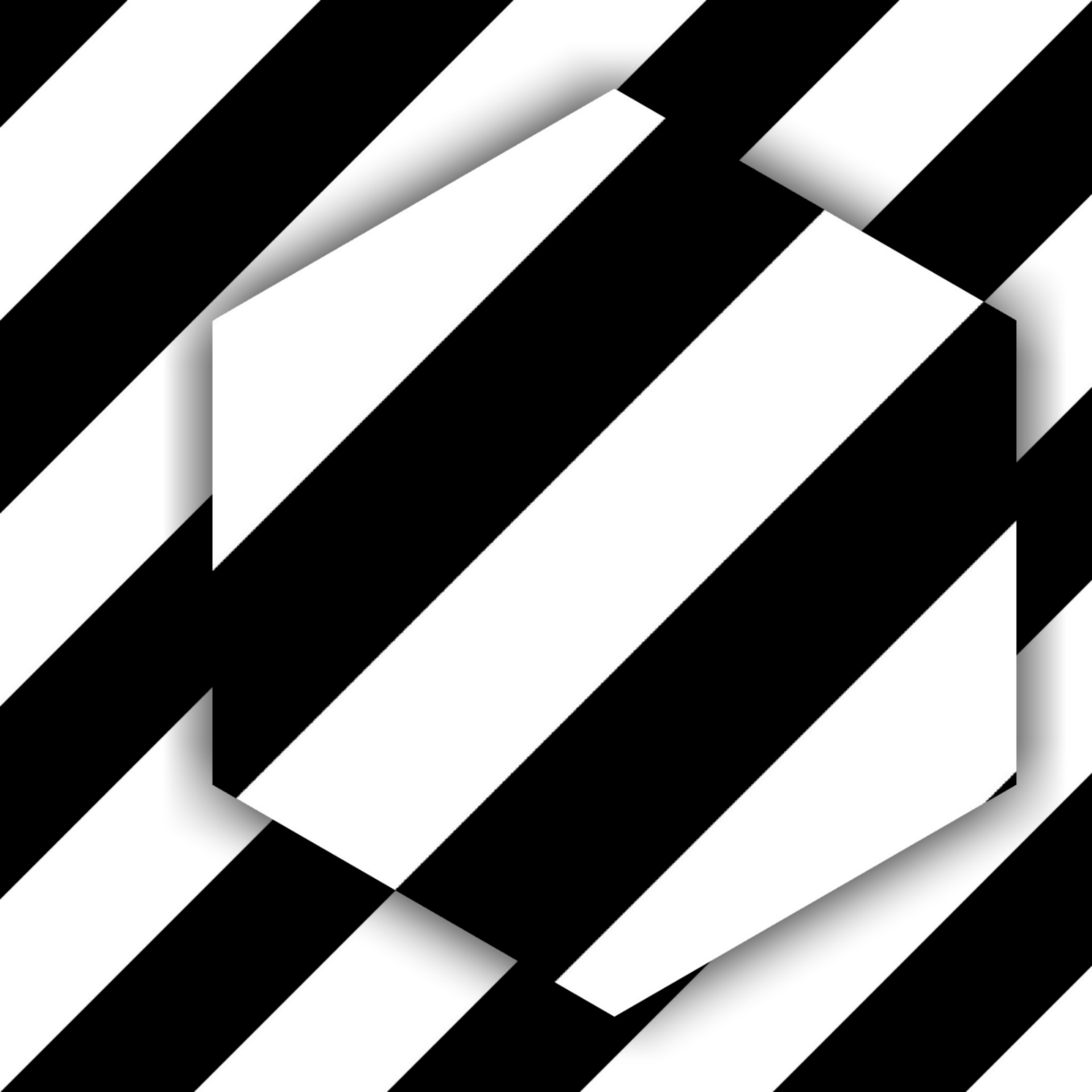 black white hexagon free photo