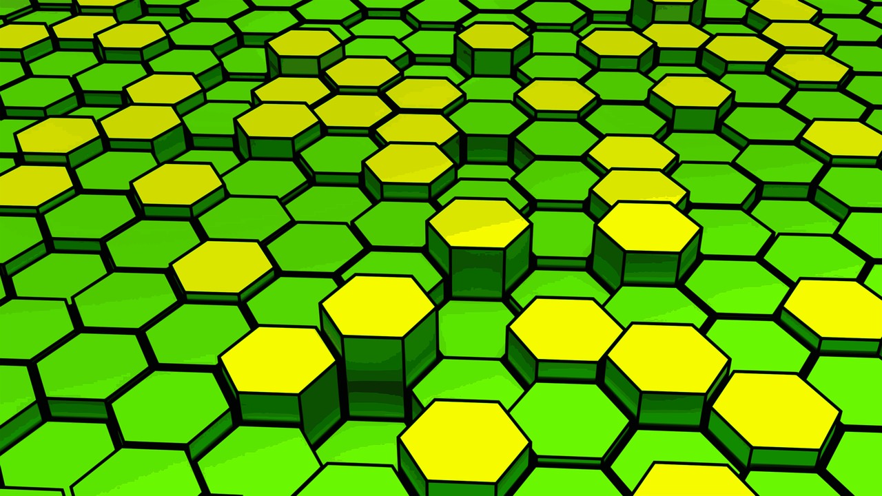 hexagons image using free photo