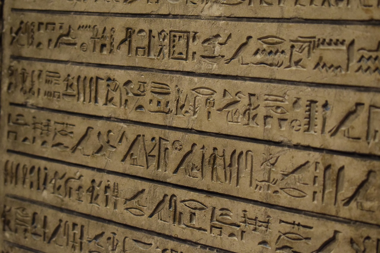 hieroglyphic  writing  egyptian free photo