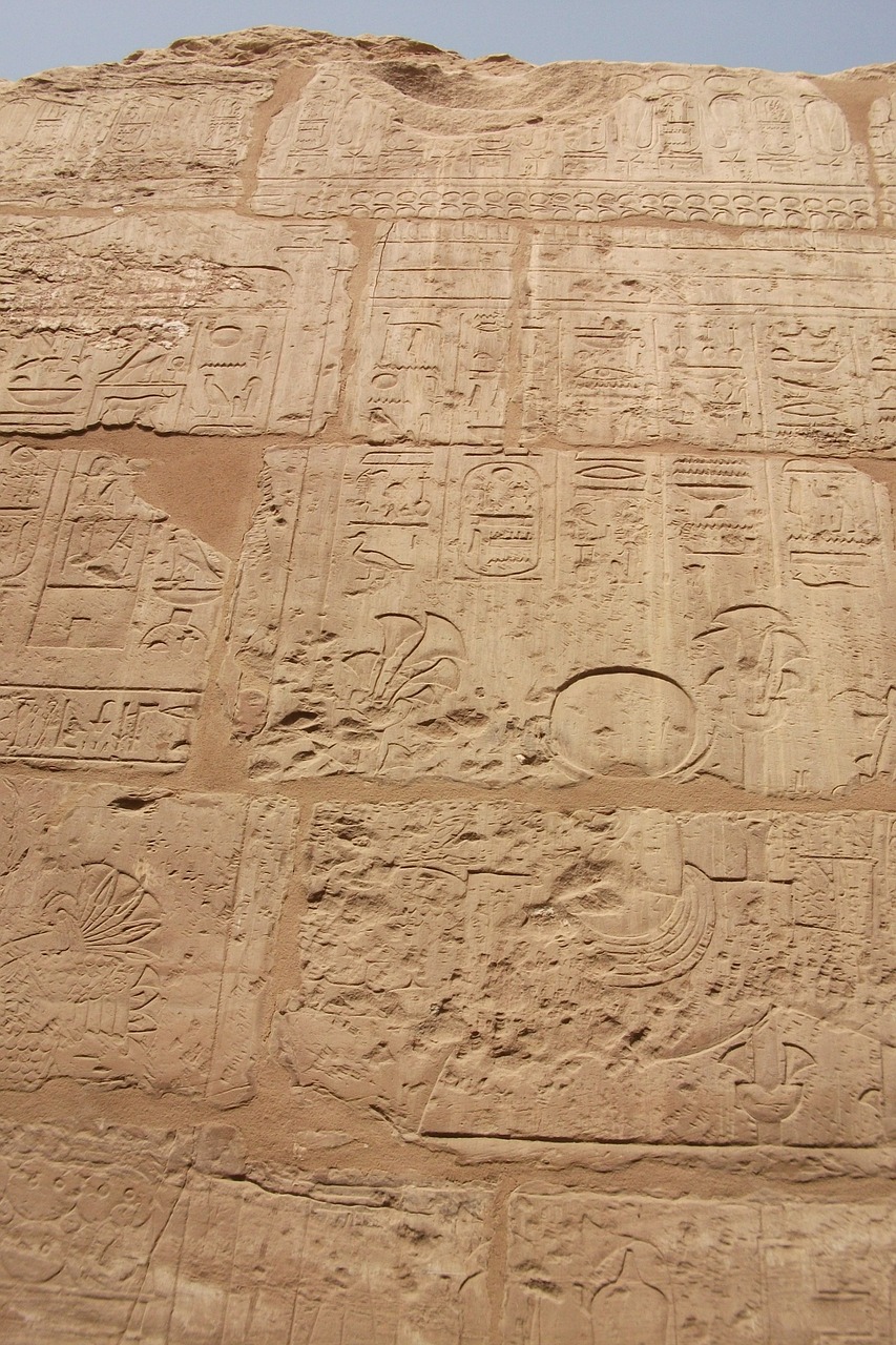 hieroglyphics pharaohs egypt free photo