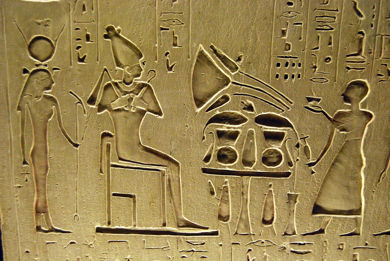 hieroglyphs writing egyptian free photo