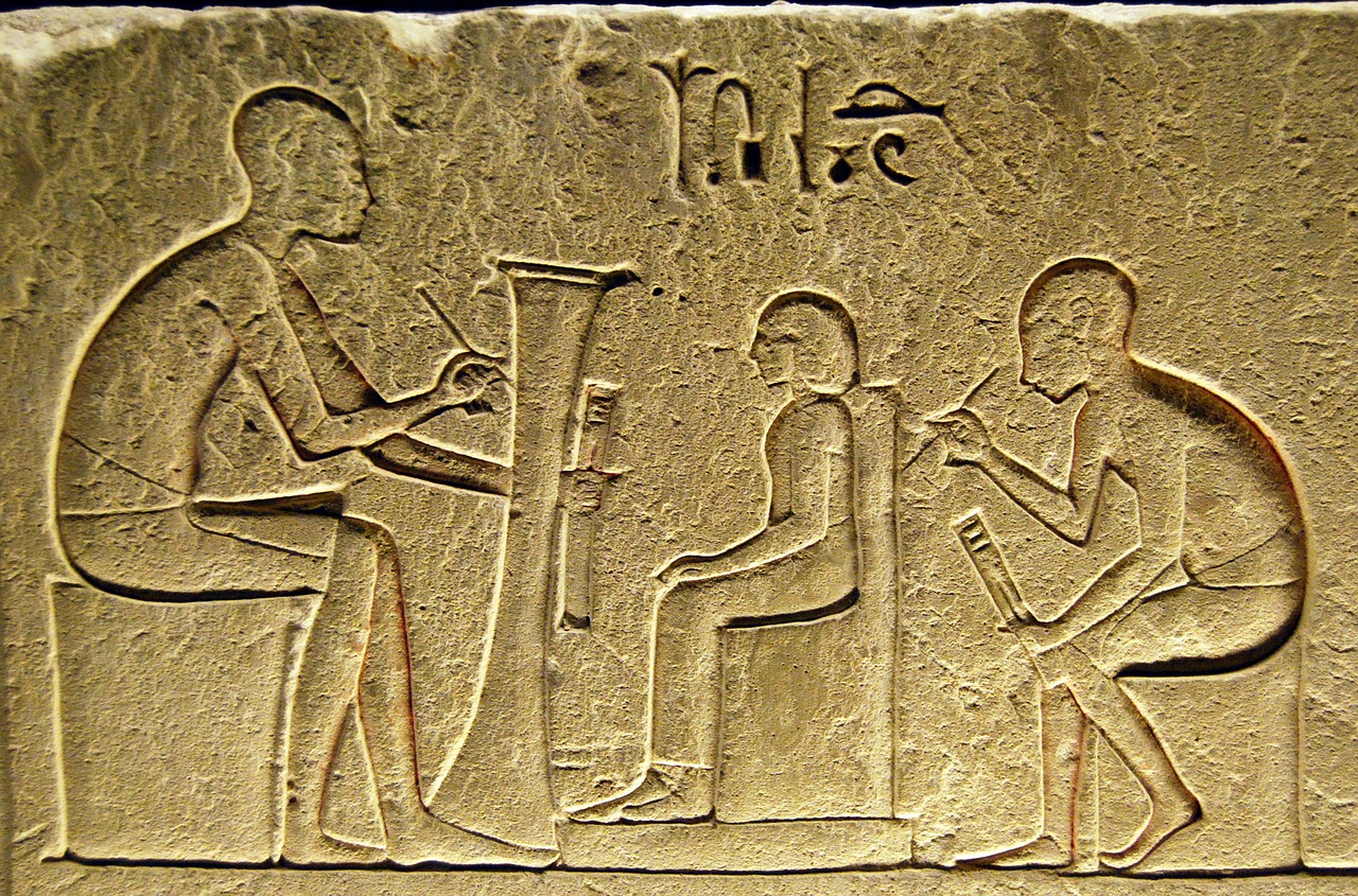hieroglyphs writing egyptian free photo
