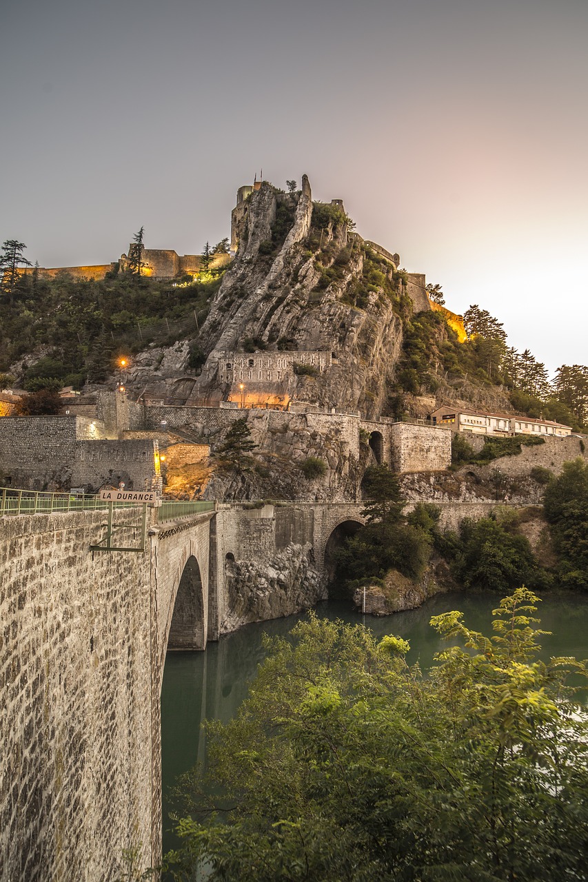 high alps sisteron village free photo