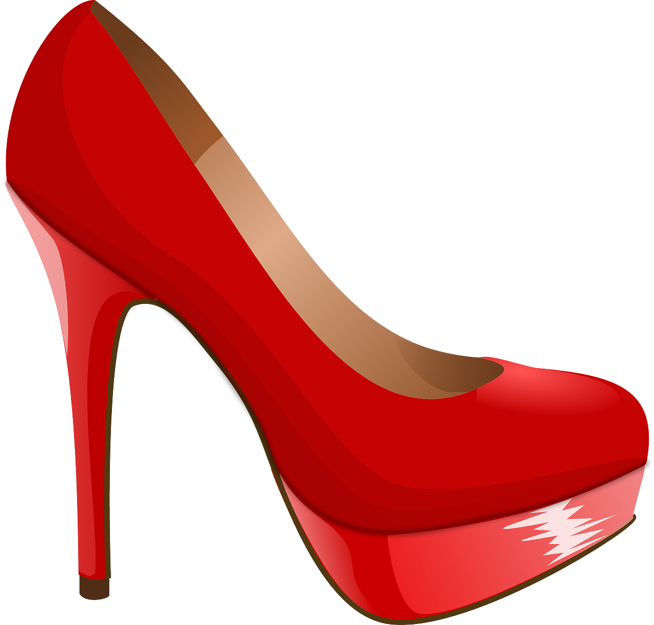 high heel shoe red free photo