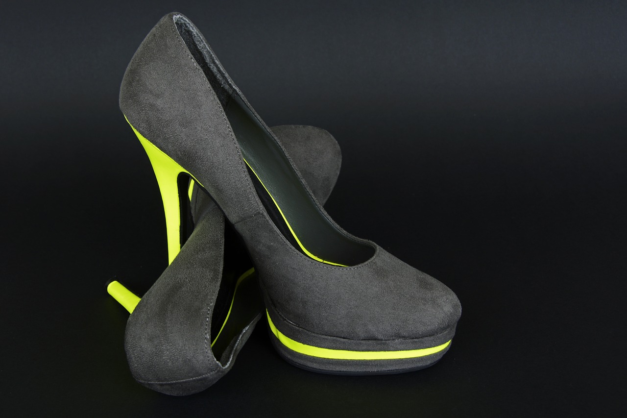 high heels shoes grey free photo