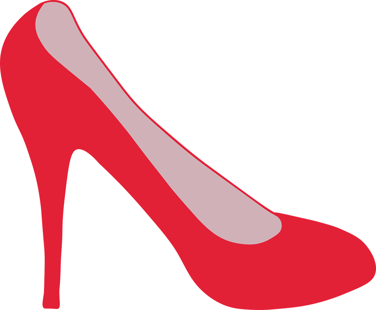 high heels high-heeled shoes red high heels free photo
