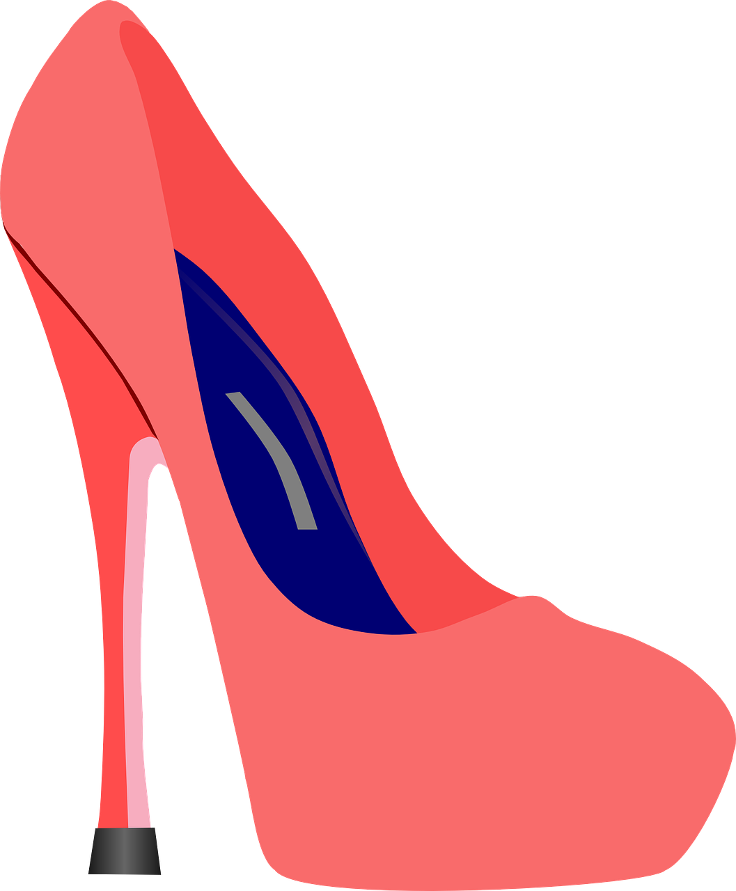 high heels pink blue free photo