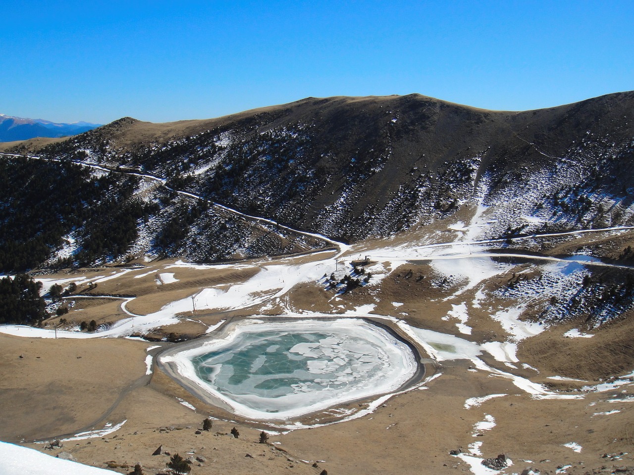 high mountain pyrenees catalan nature free photo