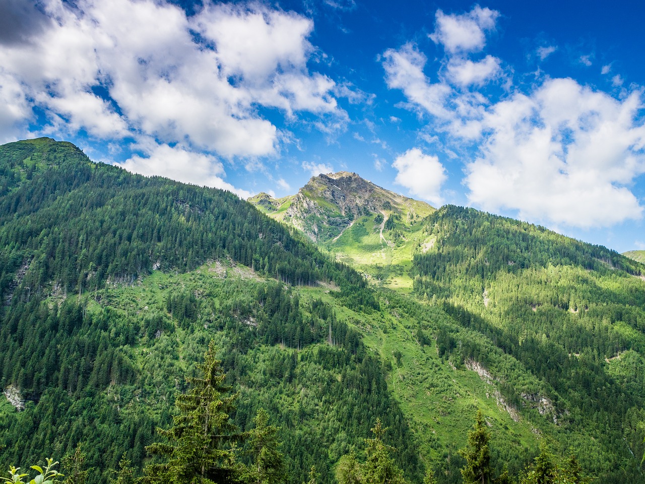 high mountains landscape alpine free photo