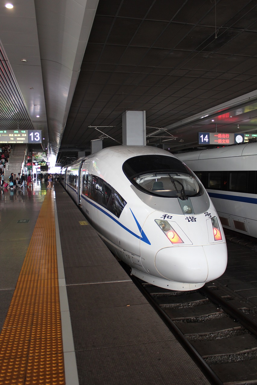 high speed train china free photo