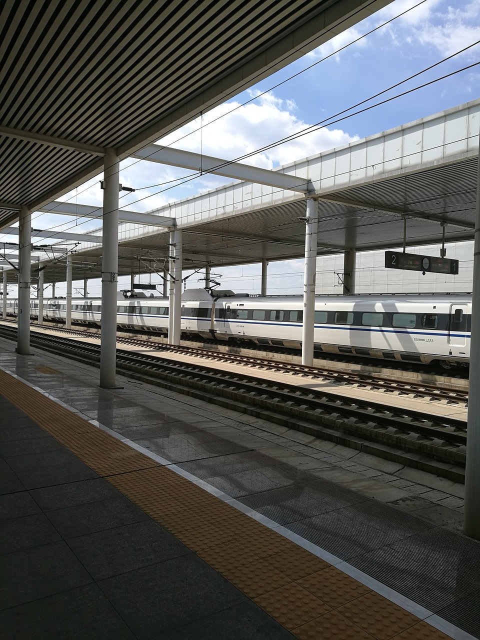 high speed rail china baoding free photo