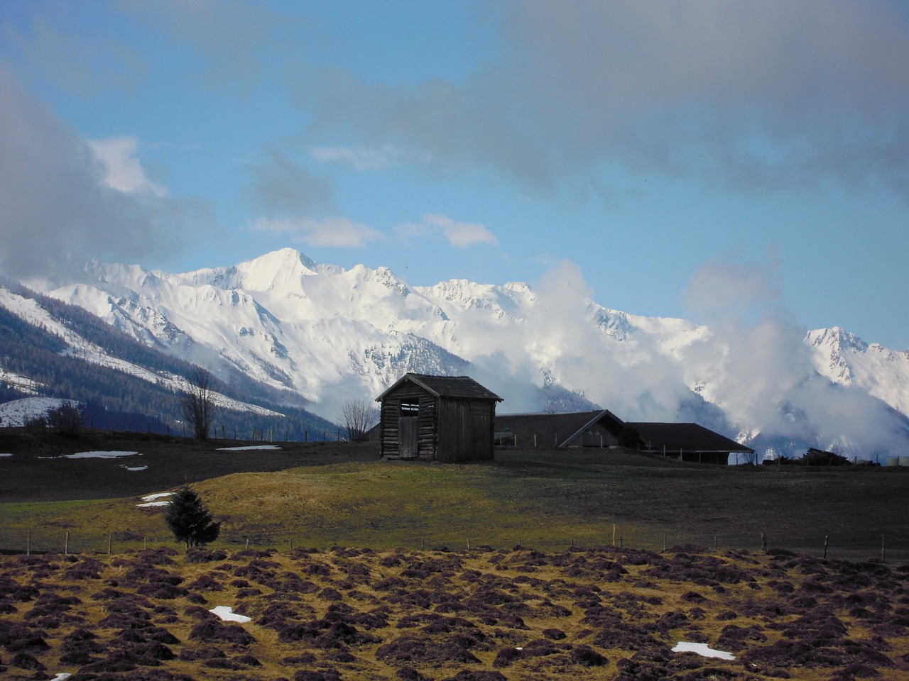 high tauern mountains snow free photo