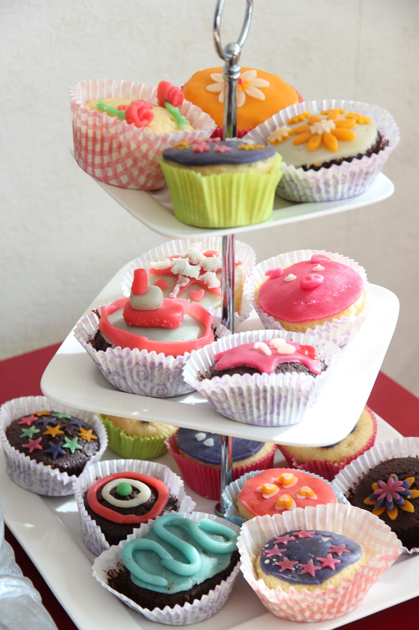 high tea cupcakes sweet free photo