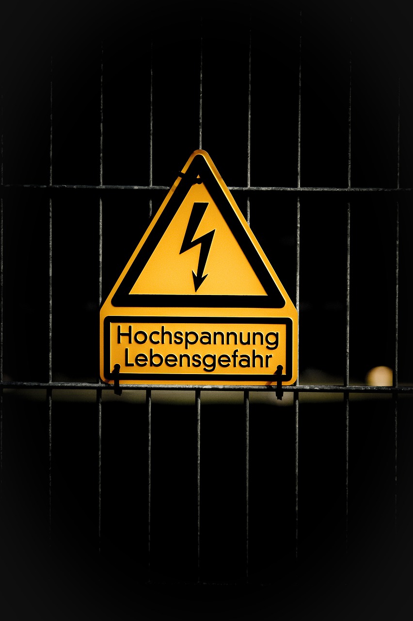 high voltage danger of death warning free photo