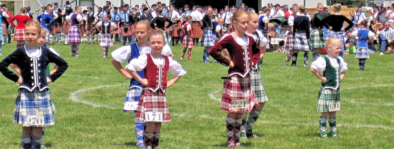 highland dance competition children summer free photo
