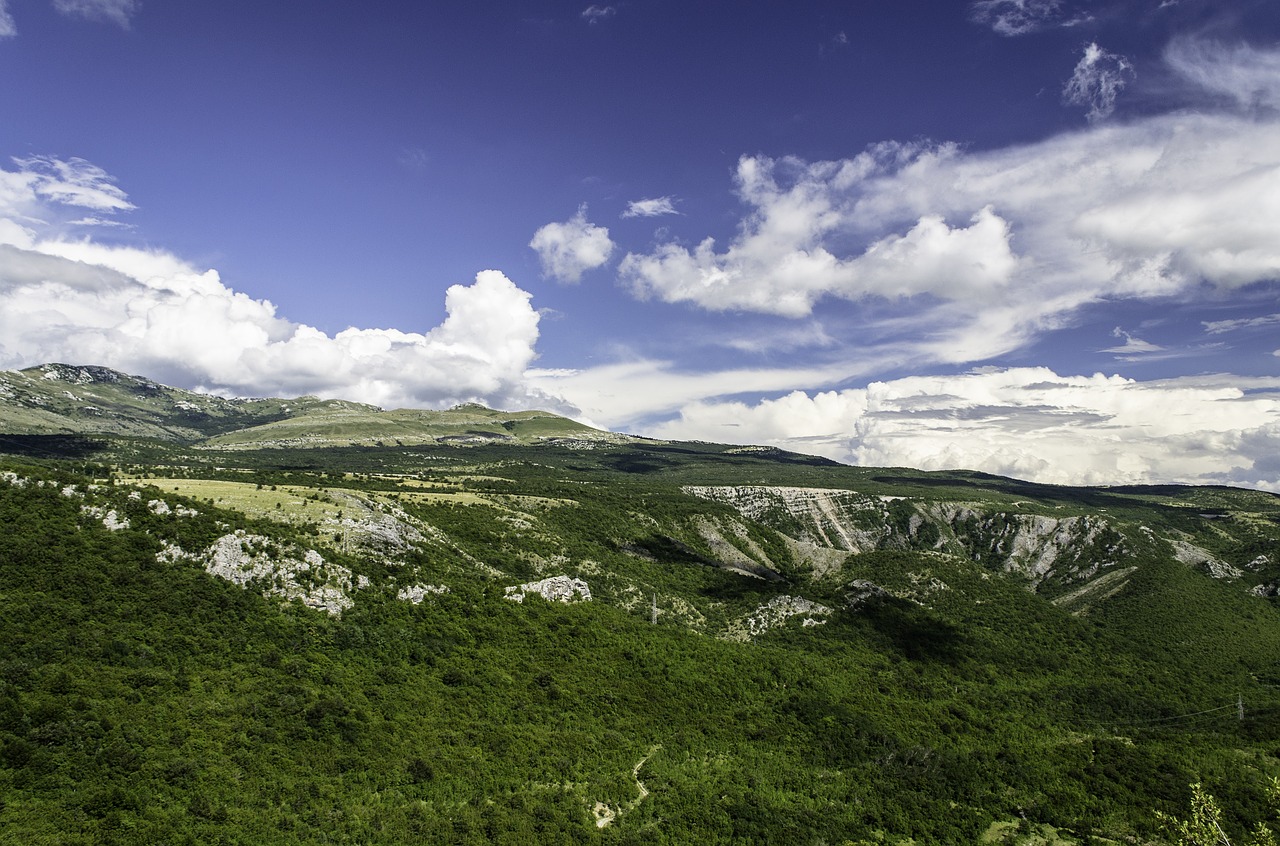 highlands view panorama free photo