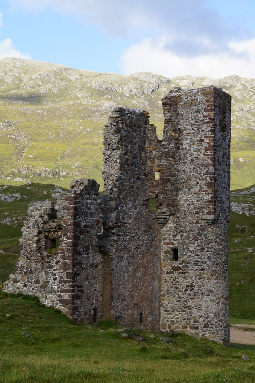 highlands and islands  scotland  ruin free photo