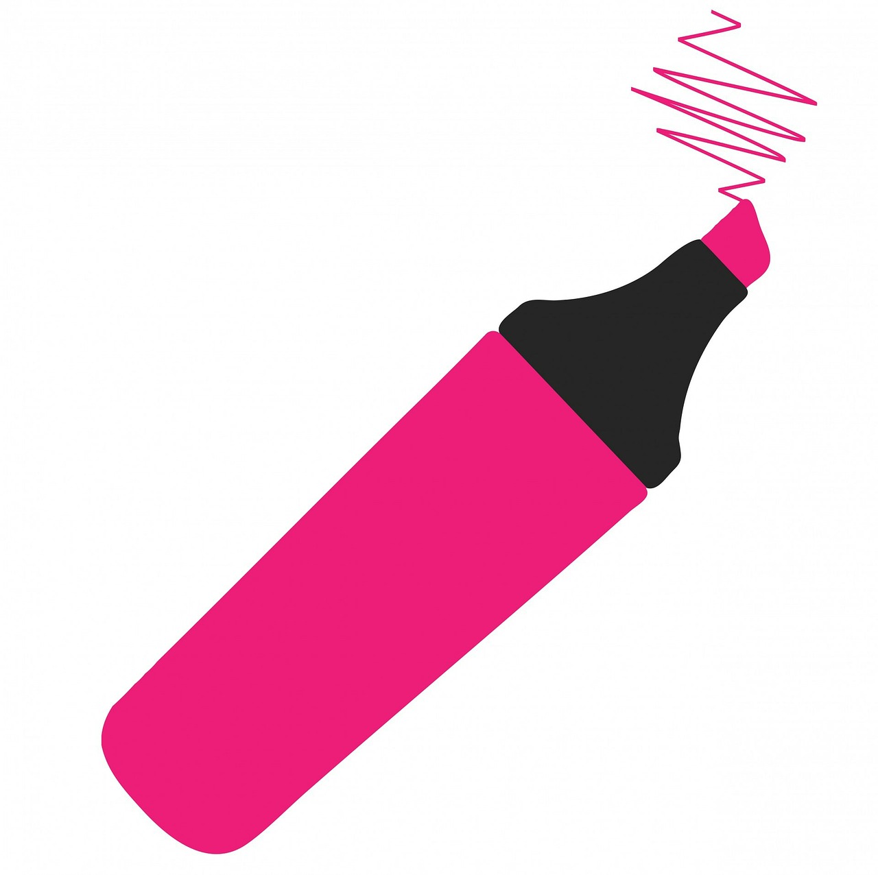 highlighter pen marker pen pink free photo