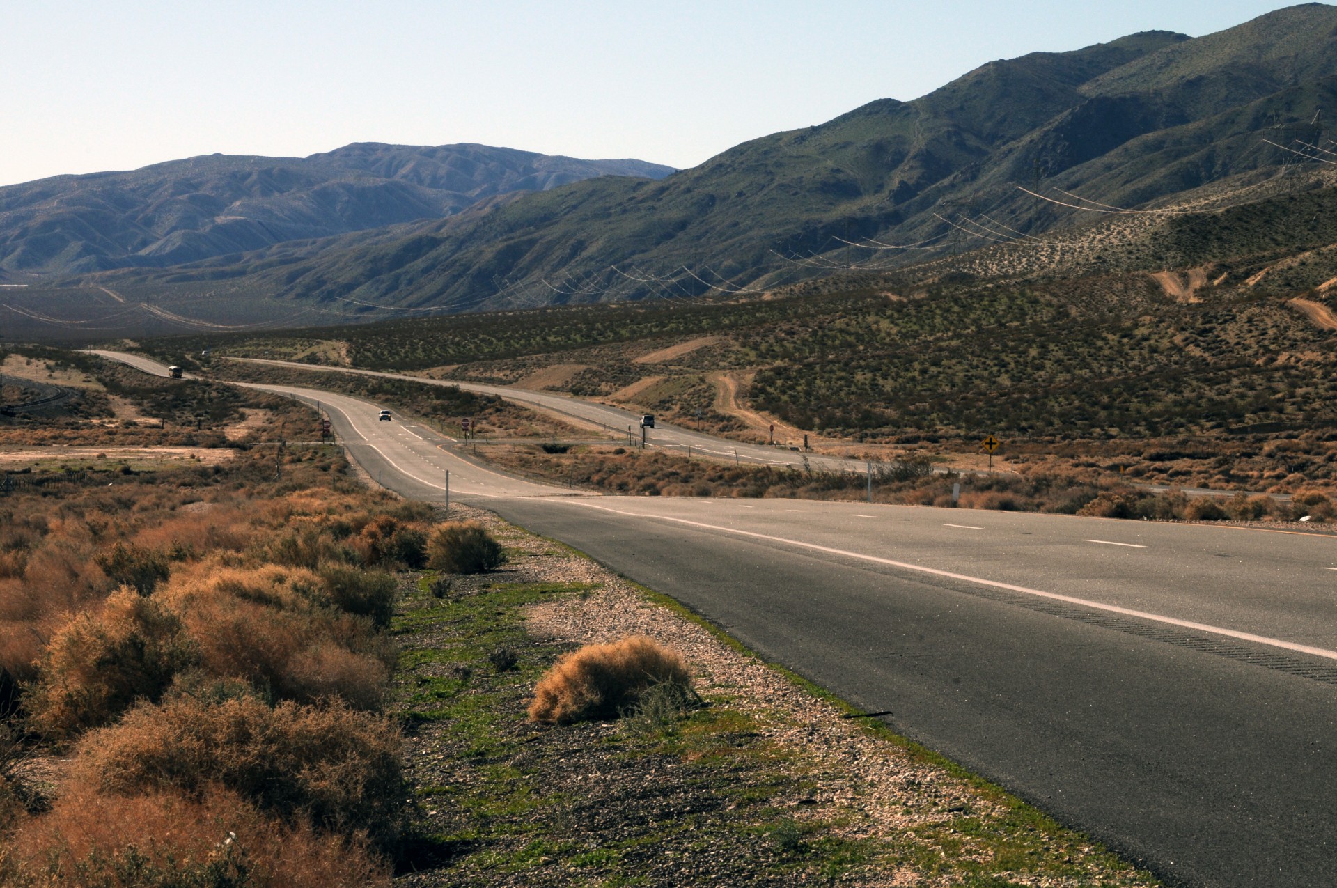 desert highway california free photo