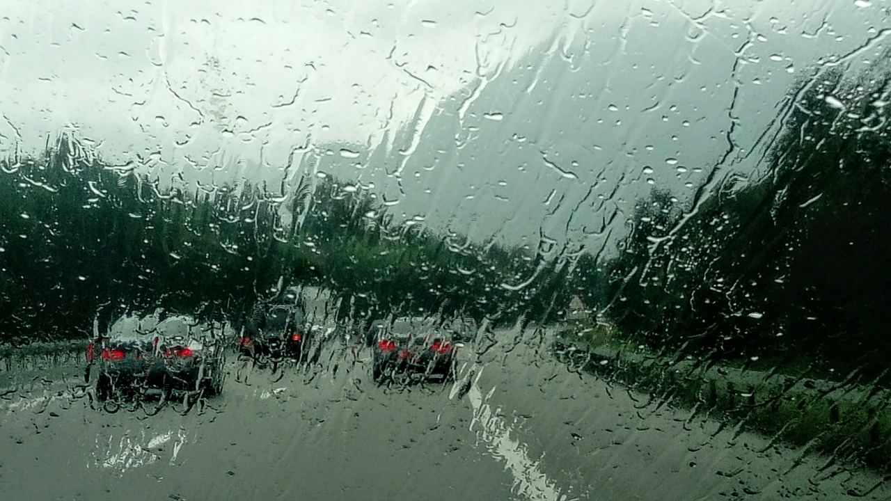 highway rain speed free photo