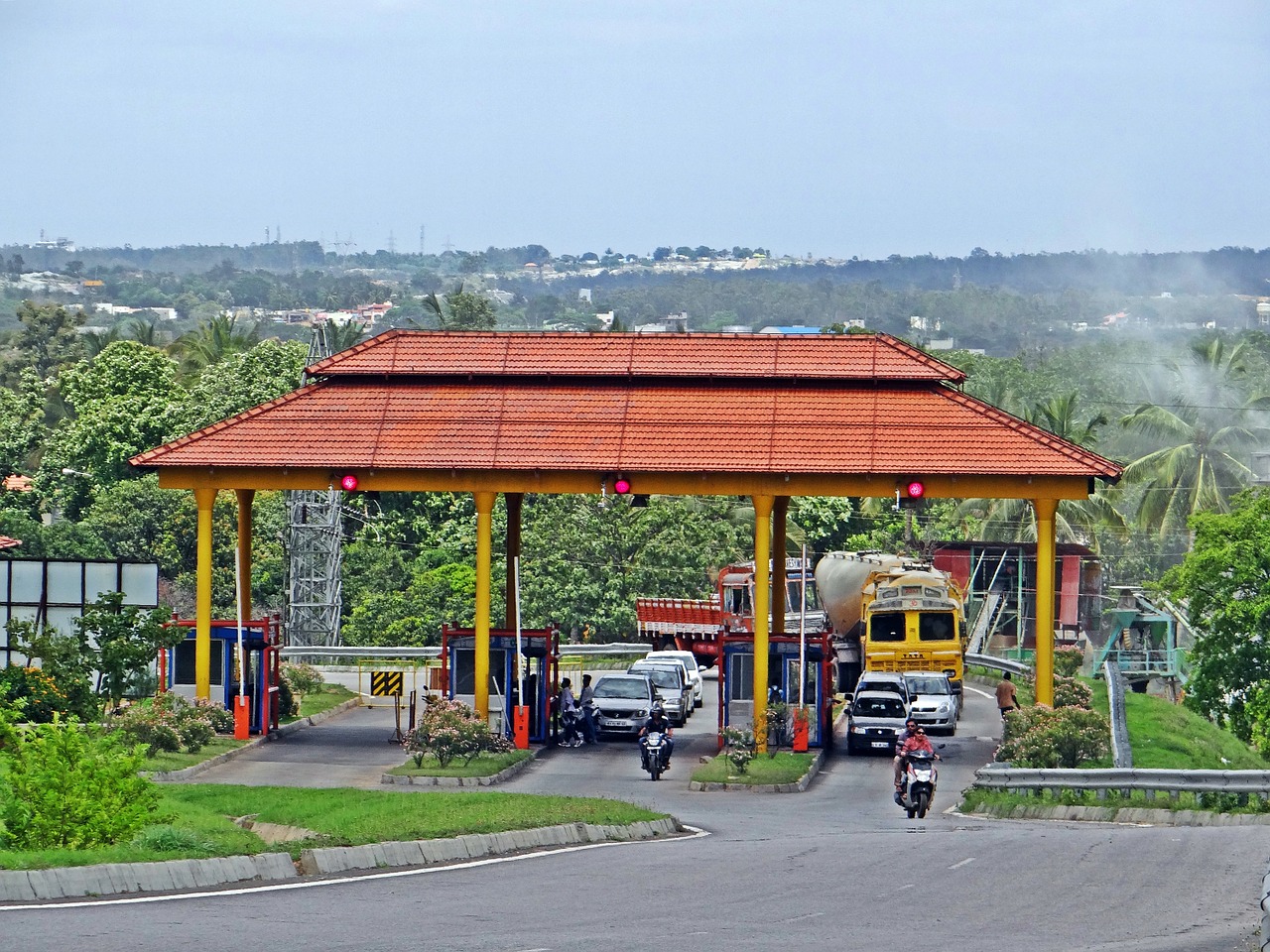 highway interchange slip road free photo