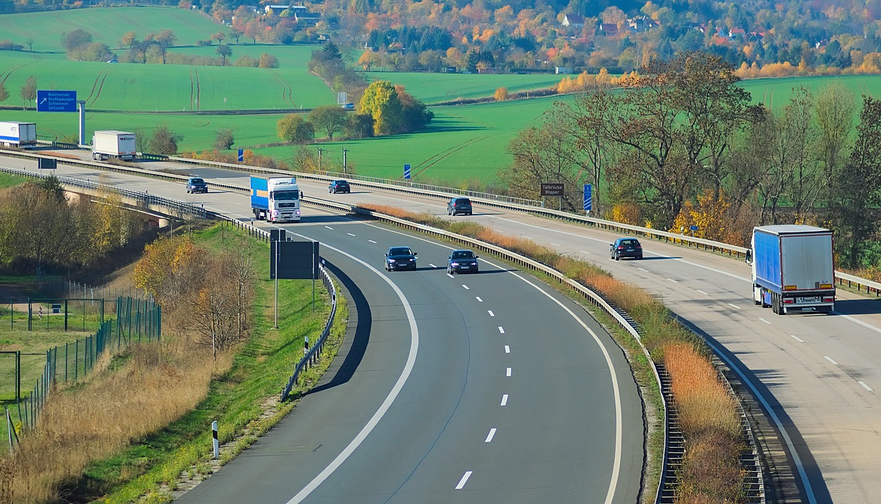 highway  a38  thuringia germany free photo