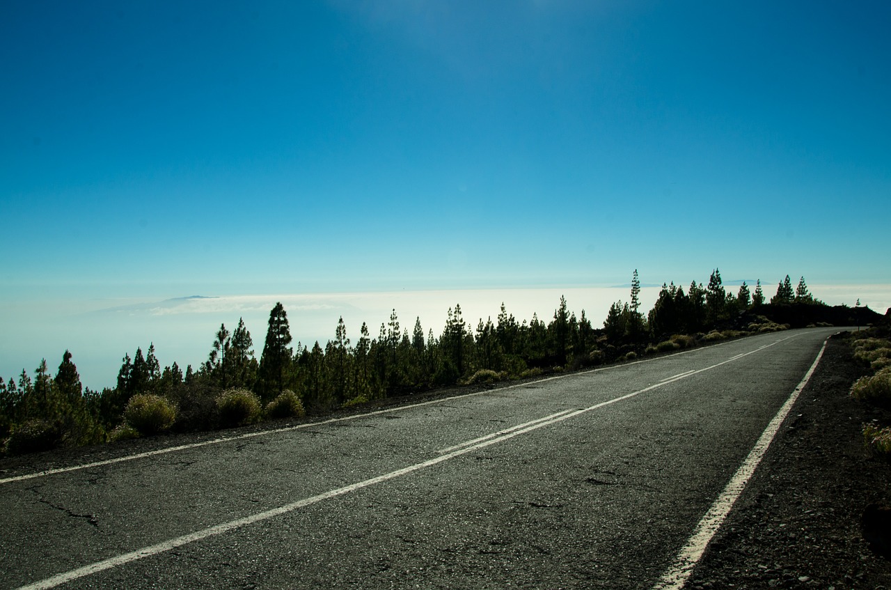 highway landscape tenerife free photo