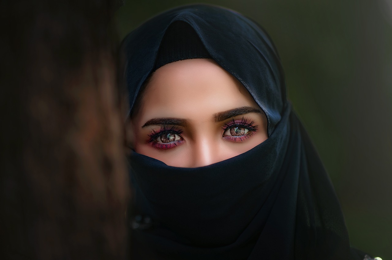 hijab headscarf portrait free photo