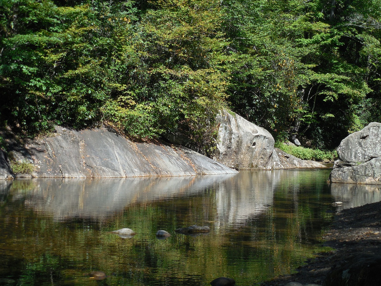 hike river hiking free photo