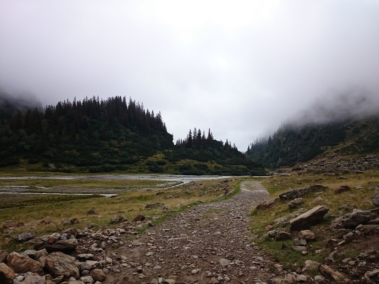 hiking mountains landscape free photo