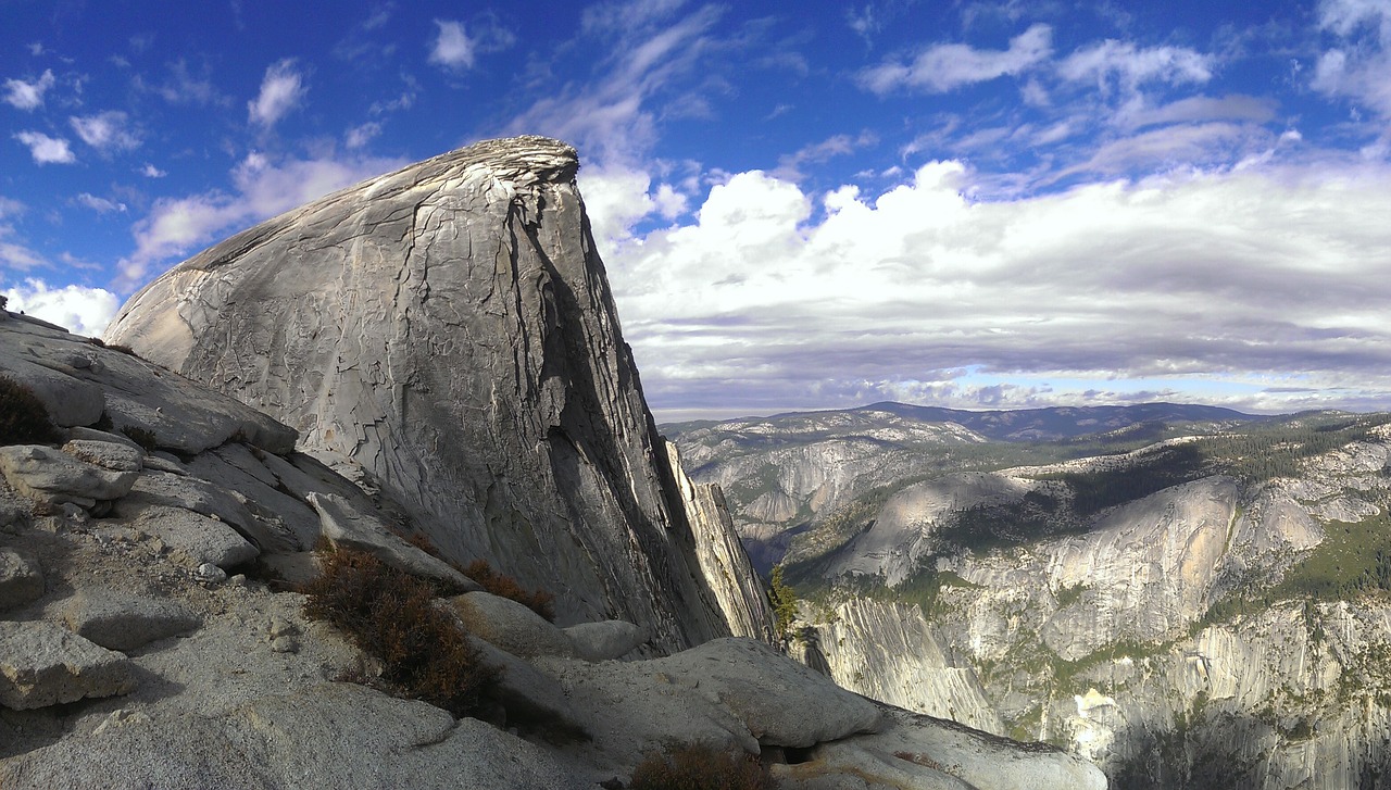 hiking yosemite half dome free photo