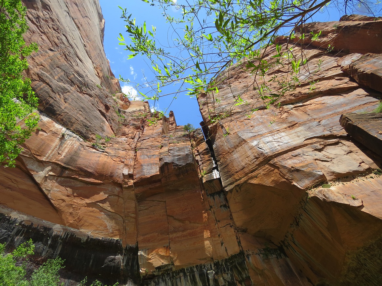 hiking utah rock formation free photo