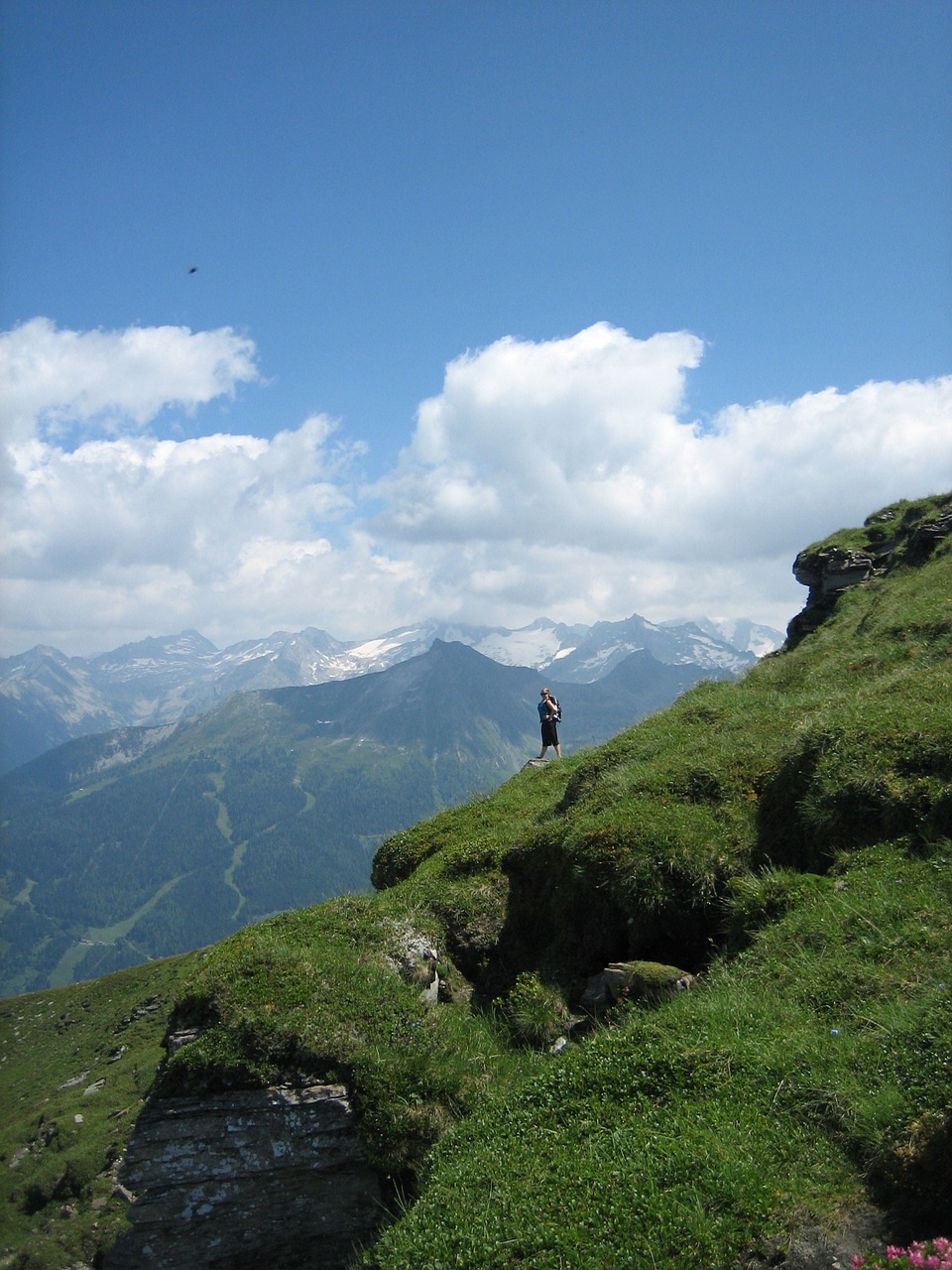 hiking trekking mountains free photo