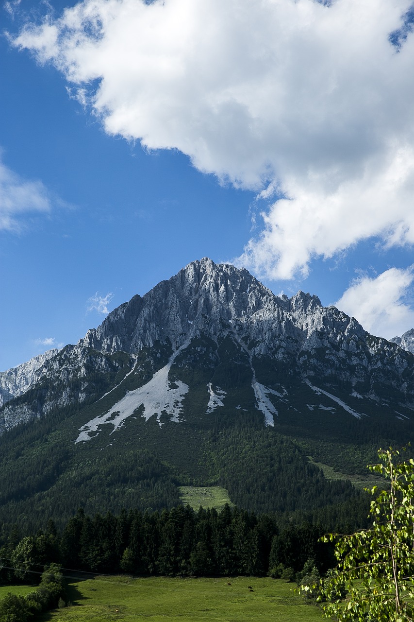 hiking alpine mountains free photo