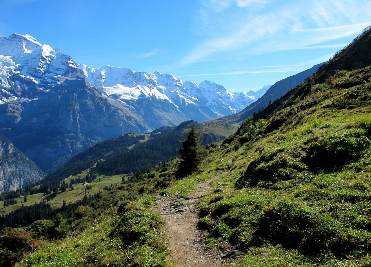 hiking mountains away free photo