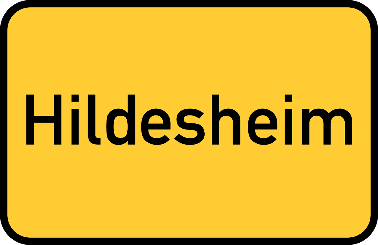hildesheim lower saxony town sign free photo