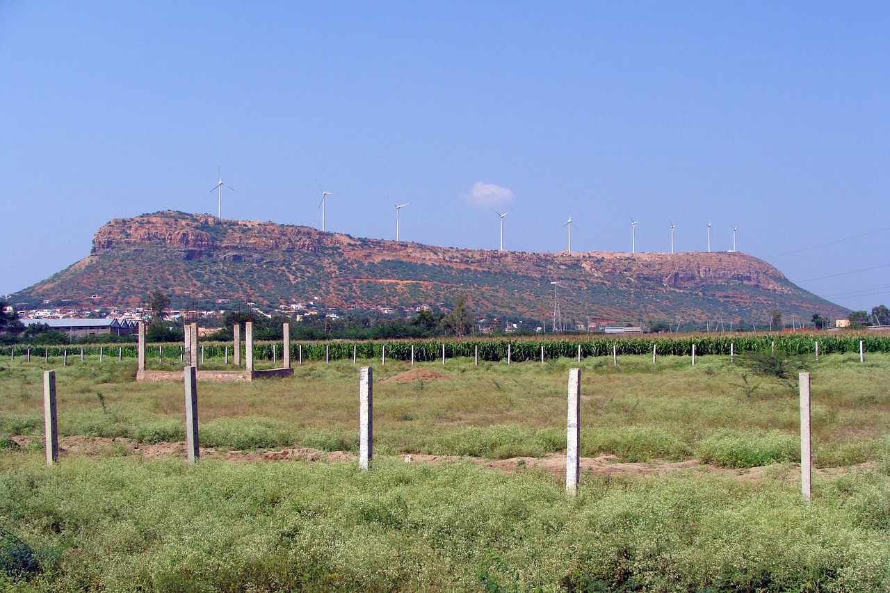 hill isolated nargund hill free photo