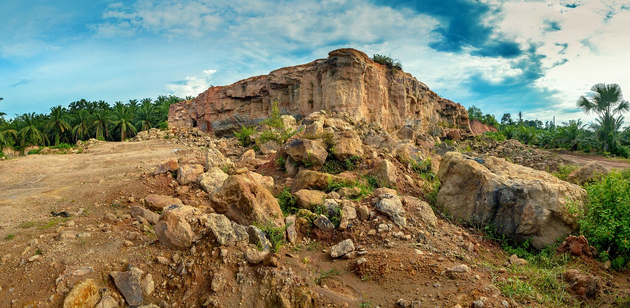 hill landslides soil free photo