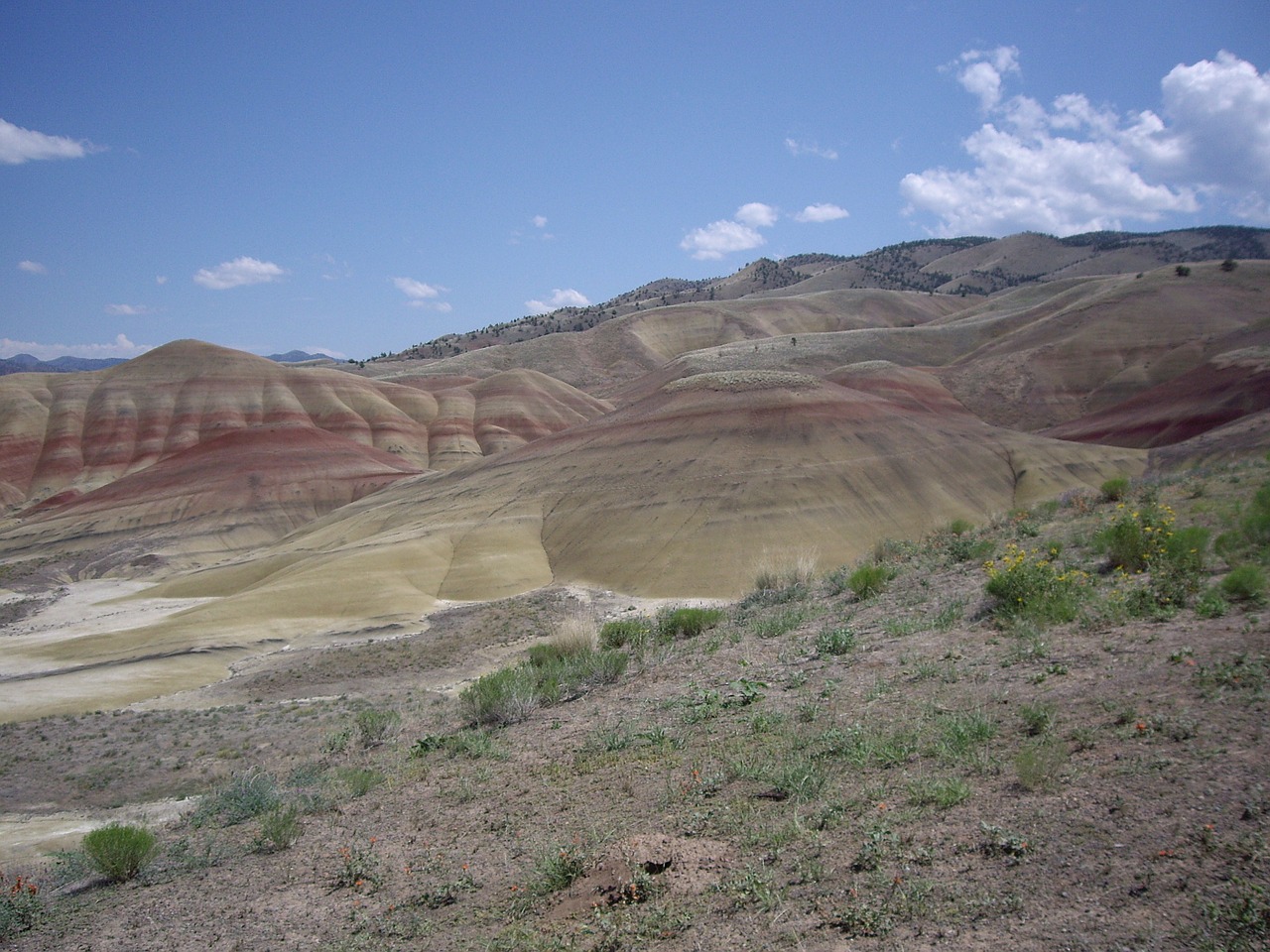 hill desert rocks free photo