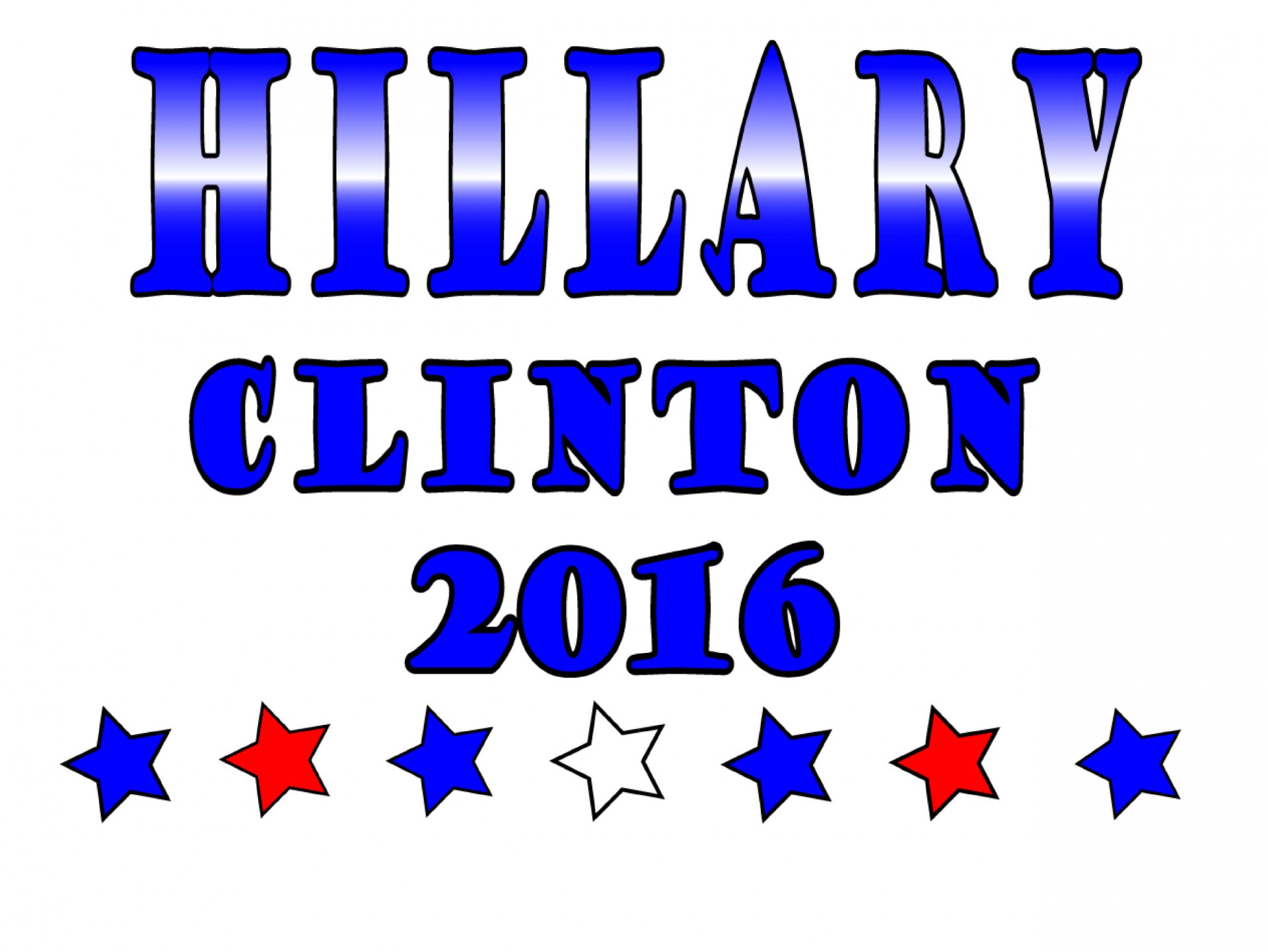 hillary clinton for president clip art elections free photo