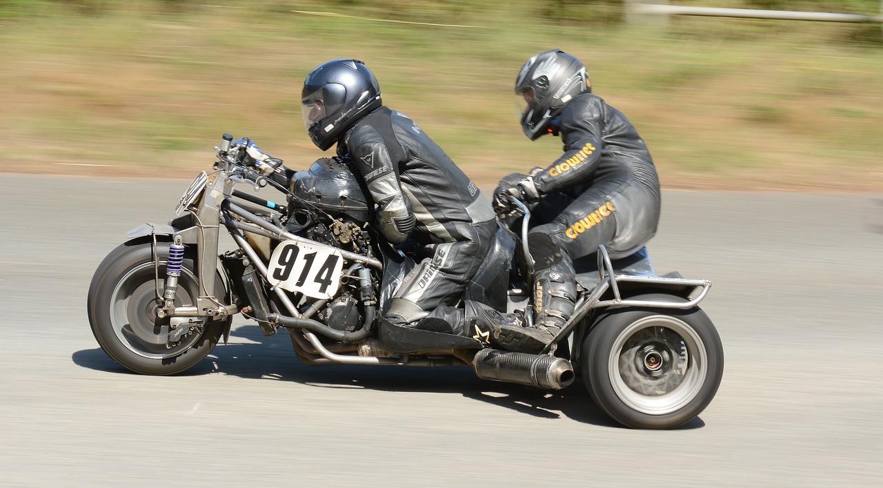 hillclimb  motorbike  sidecar free photo
