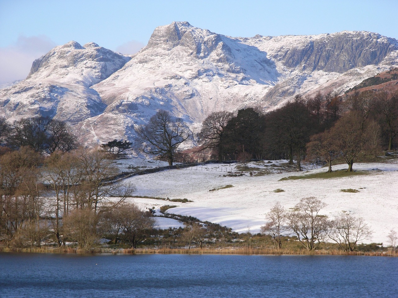 hills snow scenic free photo