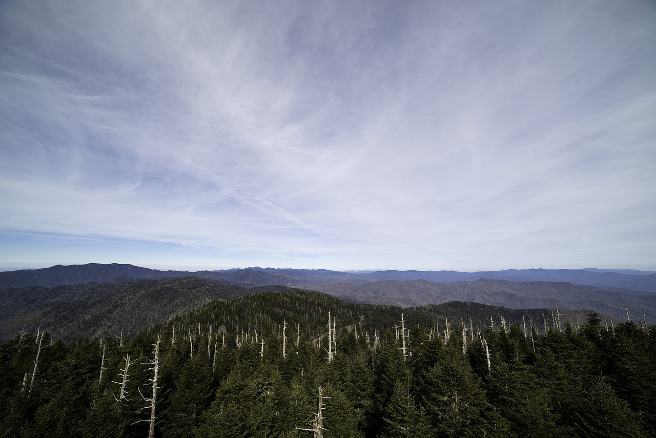 hills mountains sky free photo