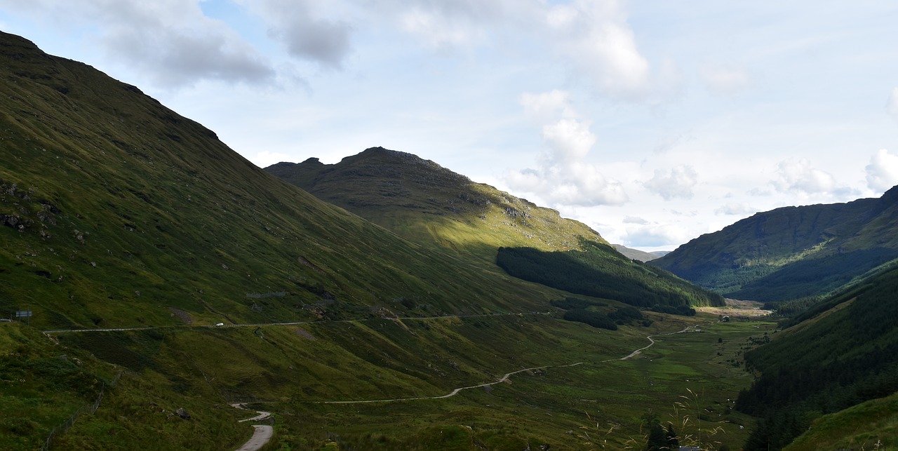 hillside landscape scotland free photo