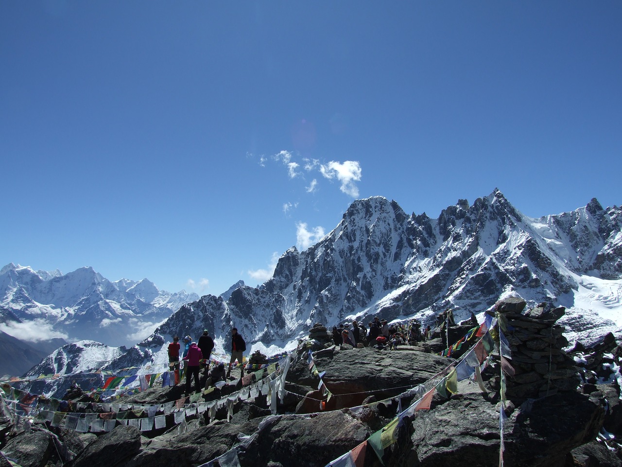 glacier trekking himalaya free photo