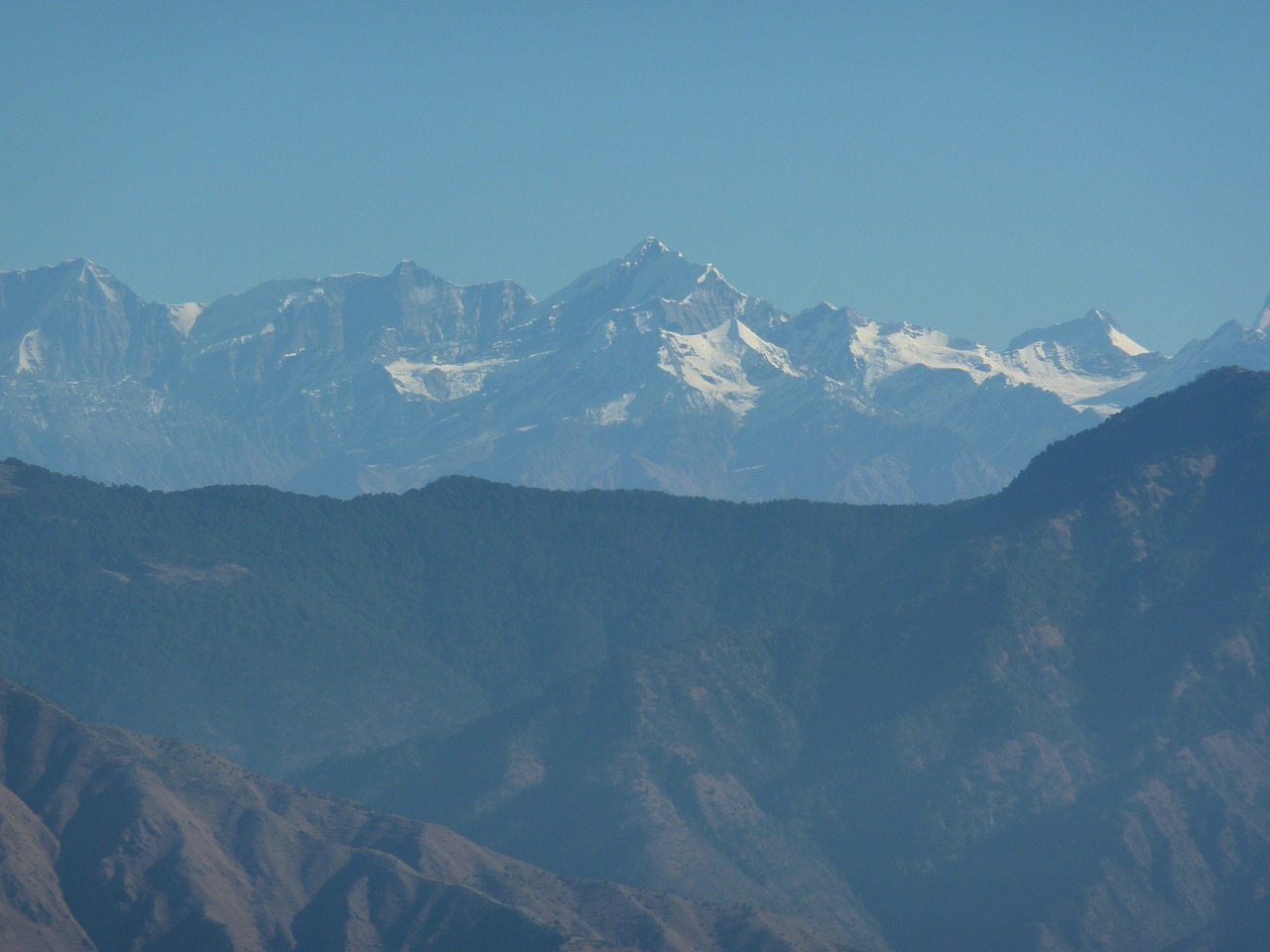 himalaya snow peaks india free photo