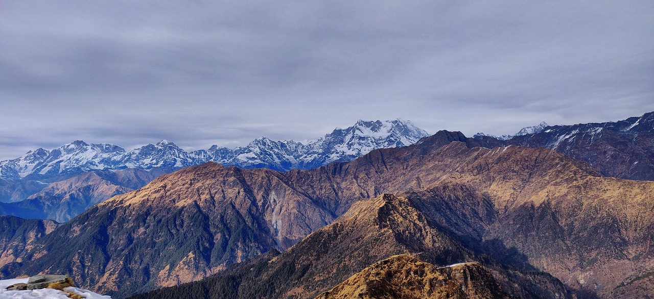 himalaya  chandrashila  mountains free photo