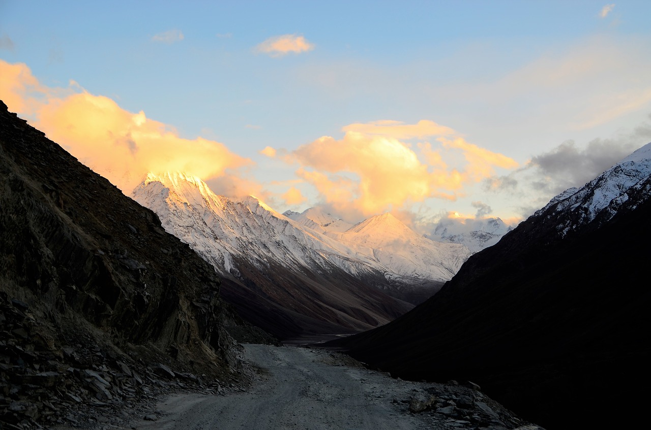 Высокогорный пейзаж Гималаи